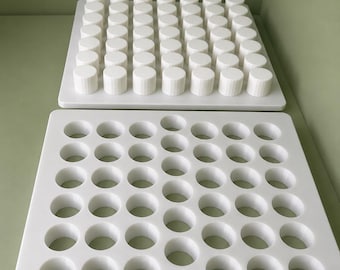 Brigadeiro Portioning Plate Set: PETG Confectionery Tool (Matching Pusher Plate)