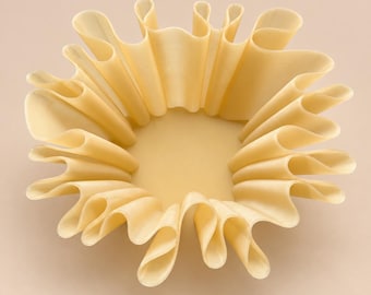 3D Wavy Ceramic Bowl