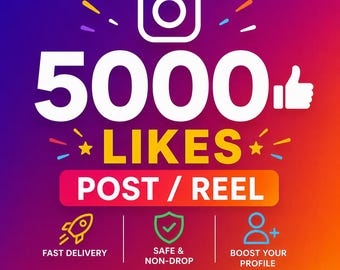 5000 Instagram Likes for Posts & Reels | Fast Delivery, Boost Profile