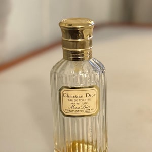 Vintage Miss Dior Bottle - Etsy