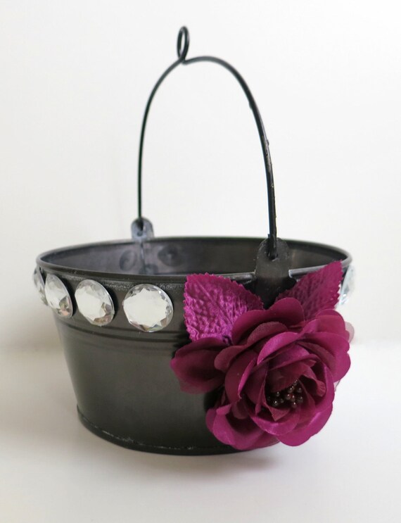 etsy flower girl basket