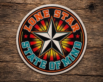 Sticker état d'esprit Lone Star | décalcomanie en vinyle Texas Pride | adhésif pour pare-chocs de la vie du Texas | Cadeau Texas | Sticker Texas imperméable