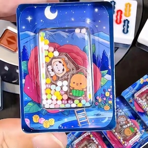 Custom Resin Mahjong Set | Mahjong Tiles | Quicksand, 3D Figure, Sticker Styles | Compatible with Automatic Table image 2
