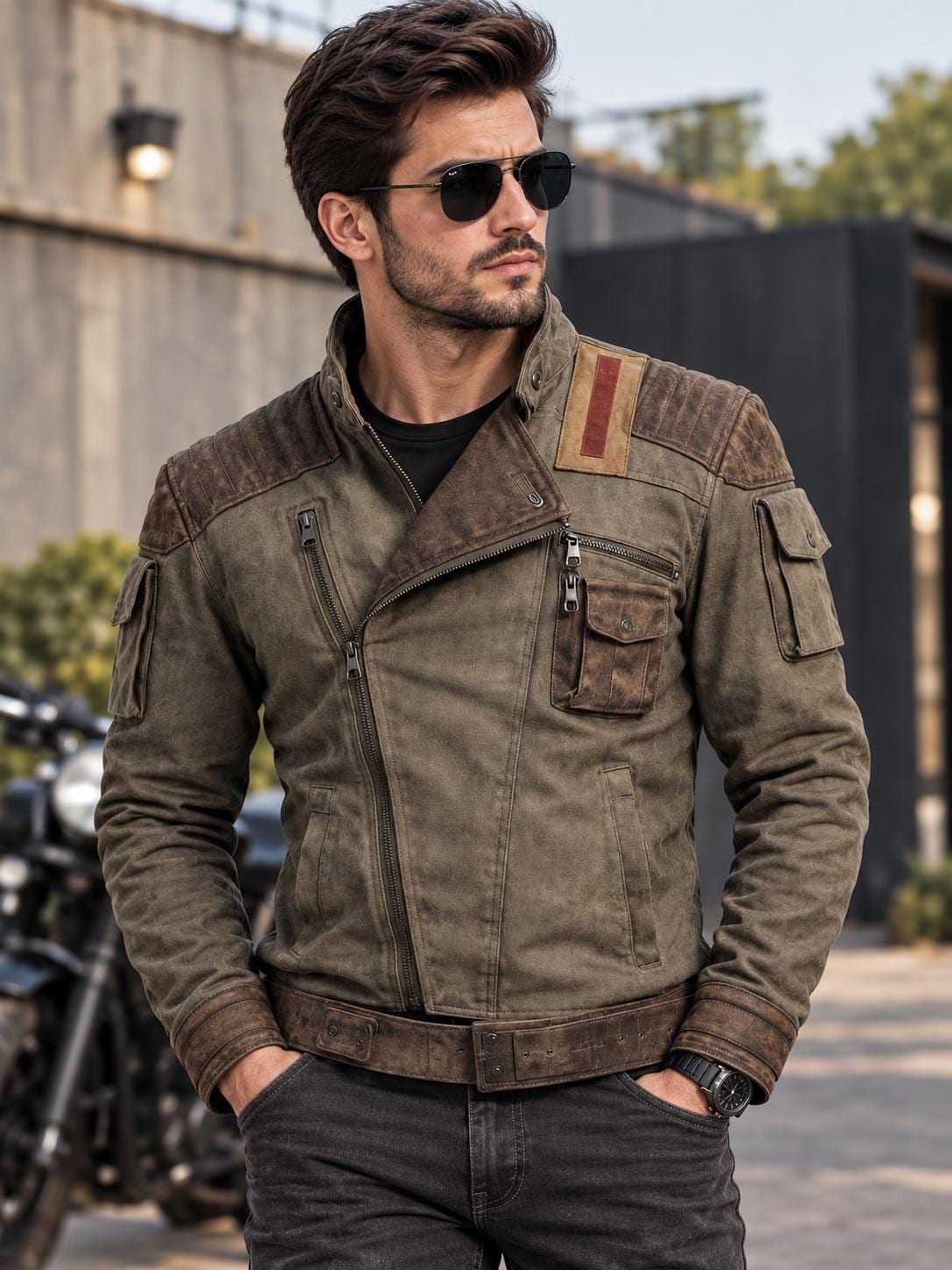 Cal leather jacket - Etsy 日本