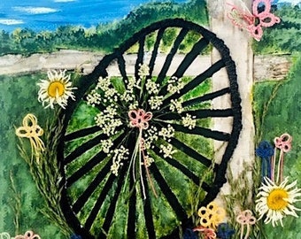 Carte heArtful - Roue de chariot en tatoué