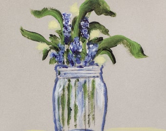 Carte heArtful_Bocal boule bleue