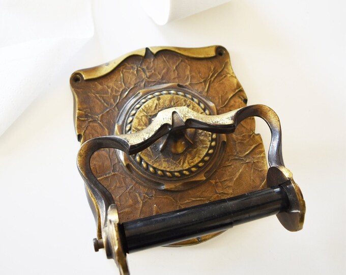 Vintage Amerock Carriage House Toilet Paper Tissue Holder Wall Mount