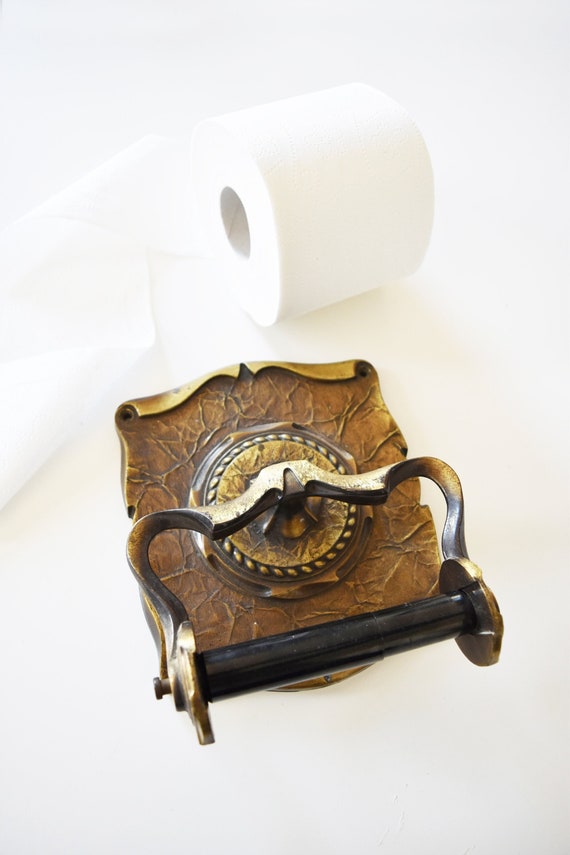 Vintage Amerock Carriage House Toilet Paper Tissue Holder Wall Etsy