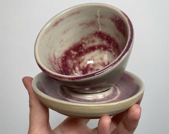 Tasse à café en grès faite main au design spécial