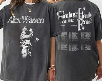 Maglietta vintage Alex Warren World Tour 2026, estetica indie musicale, regalo unisex per fan di tutte le taglie