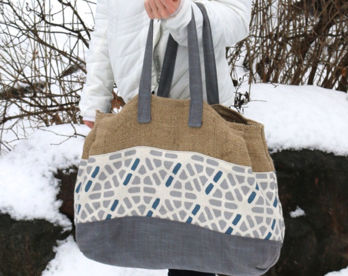 Tote Bag Large Canvas Bag Pattern Market Bag Pattern Etsy
