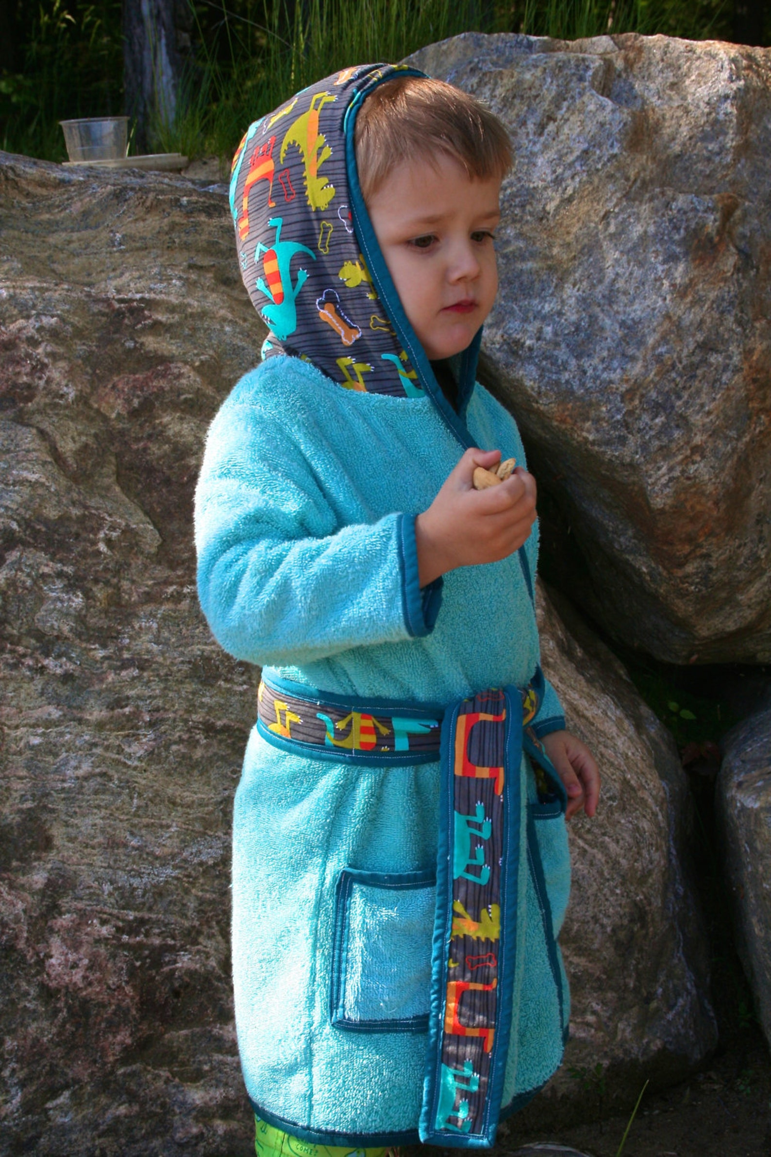 BEACH TOWEL Hooded Beach Robe Swim Cover up Pattern Instant Etsy