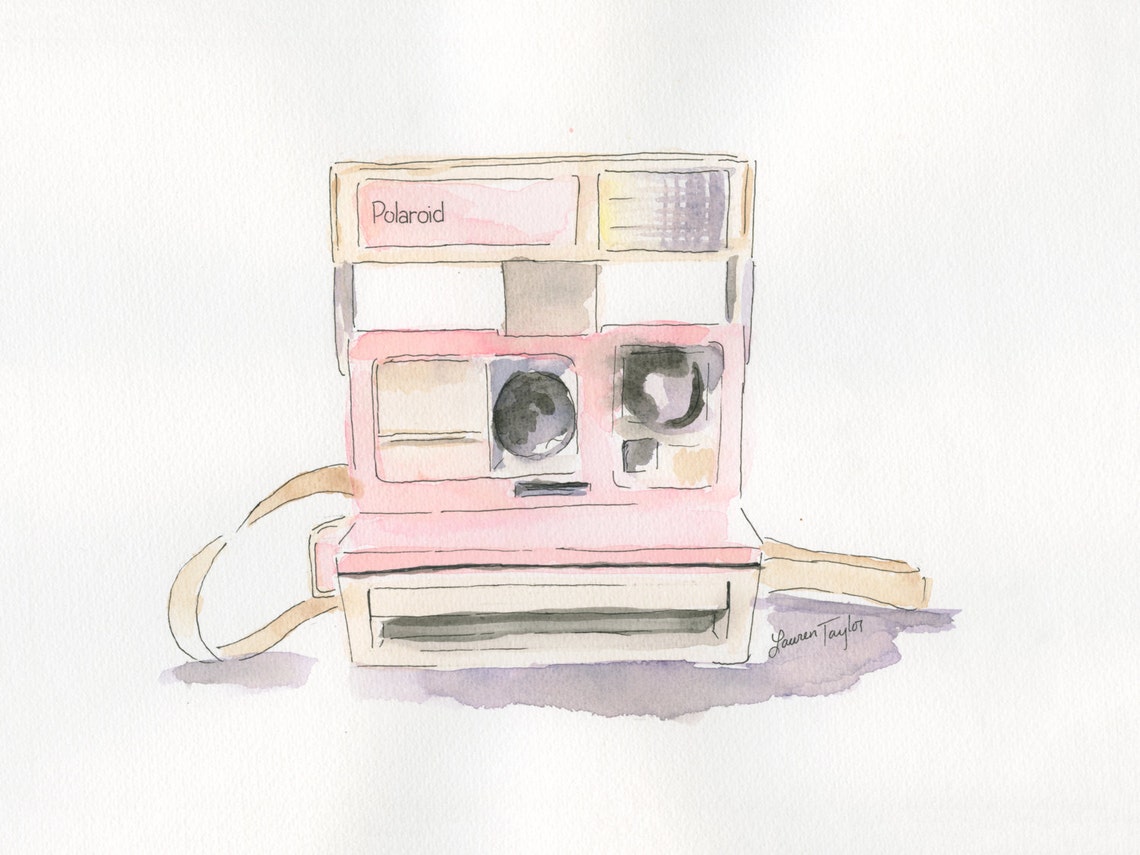 The Pink Camera Series Giclee Prints Etsy
