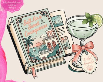 Salt Air & Sweet Consequences – Romance Clipart (Digital Download)