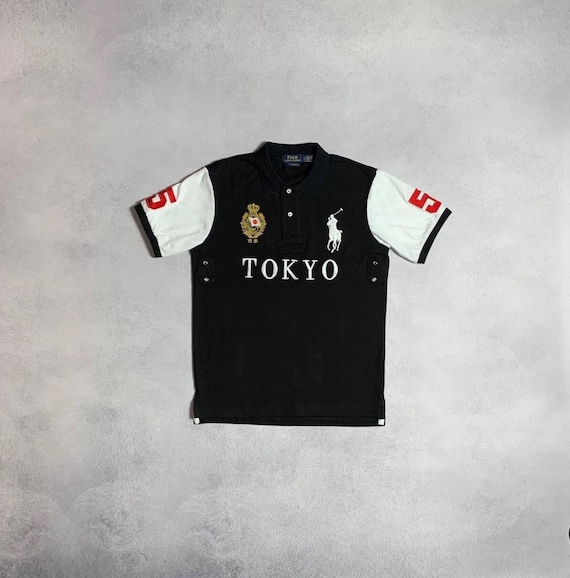 Polo Ralph Lauren Tokyoビックポニー swag y2k Polo Ralph Lauren Tokyo Japan #5 Big Pony Chieef PRL Polo Shirt - Etsy