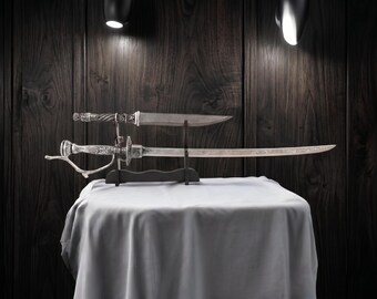 Lady Maria Rakuyo Replica Sword - Bloodborne Dual Blade Cosplay Prop