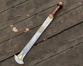 Prince of Persia Spider Sword Replica – Handmade Stainless Steel Fantasy Gladius, Roman Inspired, Collector Display Sword & Gamer Gift