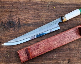 Damascus Chef Knife, Handmade Chef Knife, Kitchen Knife, Gift for Chef, Anniversary Gift, Birthday Gift for Him, Christmas Gift