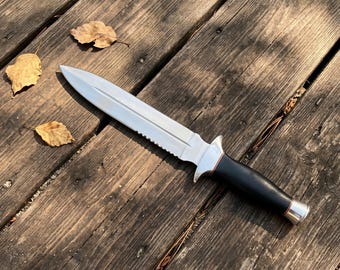 Handmade Deadpool Inspired Knife Replica – High Carbon Steel Fantasy Blade, Superhero Cosplay Knife, Collector Display Weapon & Gamer Gift