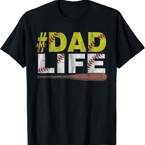 Funny Dad Life Honkbal Softbal Sport Papa Vaderdagshirt