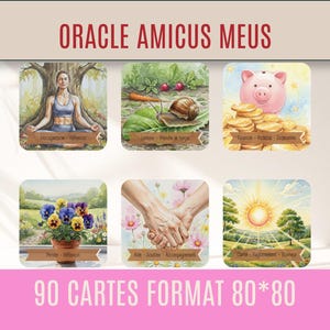 Oracle Amicus Meus - 90 cartes - Jeu divinatoire en français