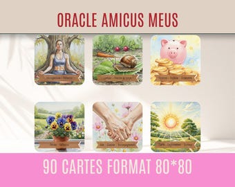 Oracle Amicus Meus - 90 cards - Divination game in French