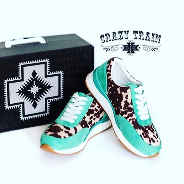 Crazy Train Mooody Kicks Tennis Shoes Etsy