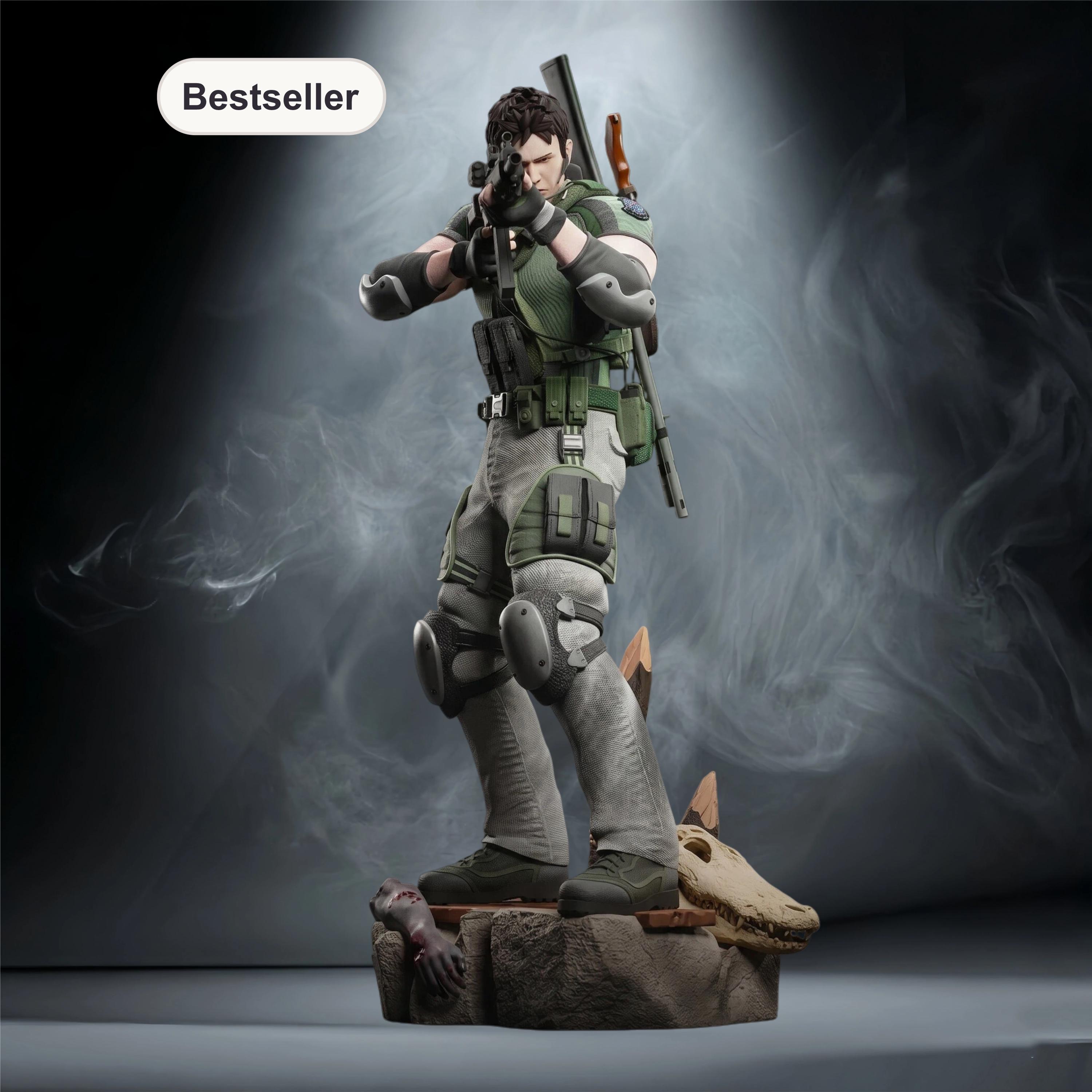 Chris redfield print - Etsy 日本