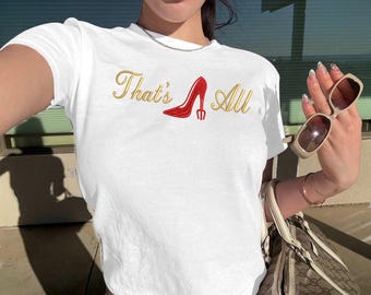 Embroidered Devil Wears Prada Baby Tee, Vintage 2000s Movie T-shirt, Retro Miranda Priestly Fan Sweatshirt, Y2K Aesthetic Fashionista Gift