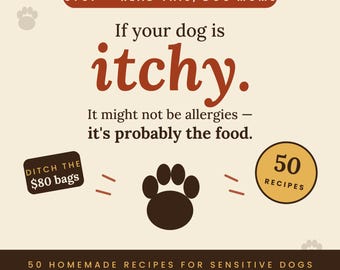 50 recettes pour chiens sensibles