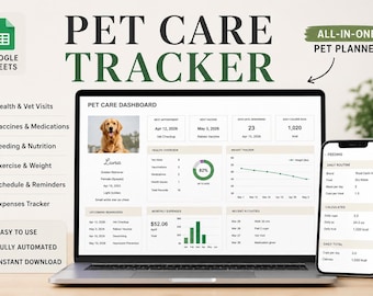Suivez la santé de votre animal de compagnie