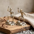 Miniature Bronze Gollum Figurine \u2013 Handcrafted Copper Sculpture, Hobbit-Inspired Collectible, Nostalgic Fantasy Decor product logo