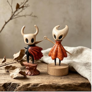 Hollow Knight Wood Sculpture - Etsy
