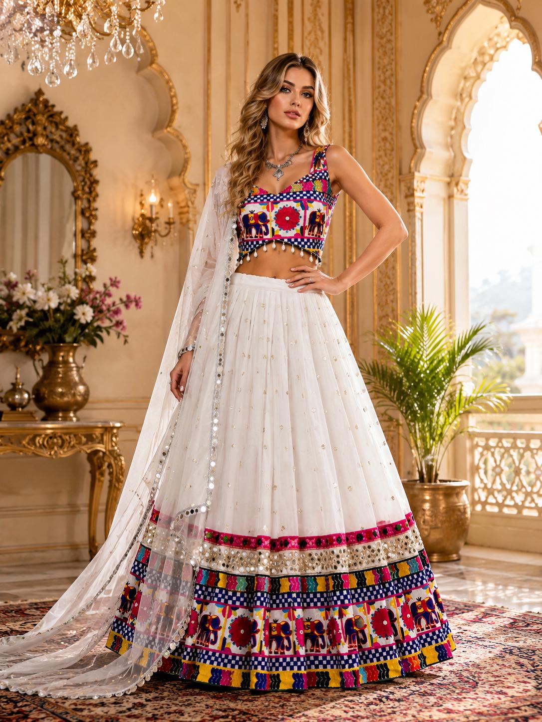 garba dress for ladies Womens Navratri lehenga