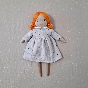Poppen voor meisjes, Waldorf-geïnspireerde 13-inch stoffen pop, lappenpoppen voor meisjes, stoffen pop, gevulde poppen, knuffels, lappenpop meisjesgeschenken.