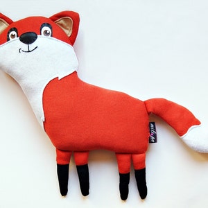 Stuffed fox ALFREDO, plush fox, woodland animals.