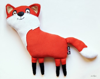 Stuffed fox ALFREDO, plush fox, woodland animals.