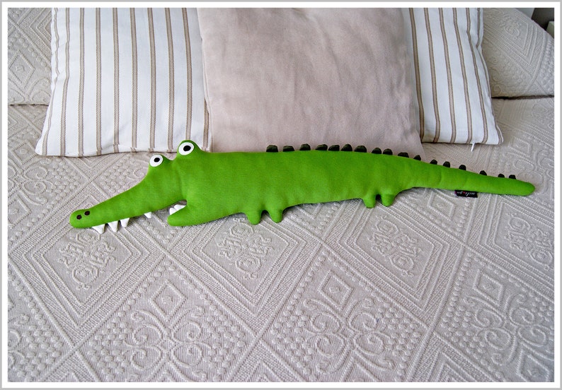 Stuffed Animal ALBERT CROCODILE. Stuffed Toys Jungle Animals Etsy