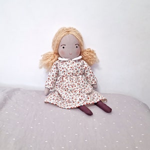Dolls for girls, Waldorf inspired 13 cloth doll for girls, rag dolls, fabric doll, stuffed doll, stuffed toys, rag doll gift for girls. image 3