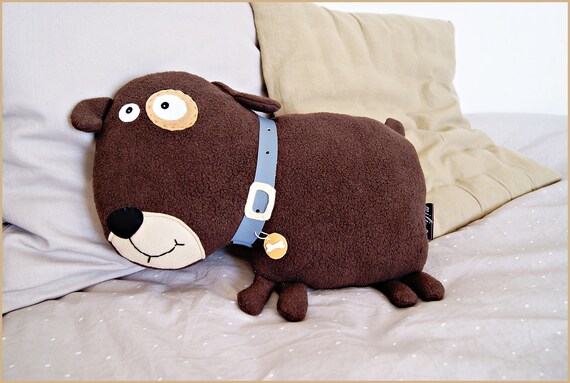 plush puppy pillow
