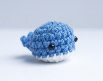 Cute Whale Crochet Amigurumi Pattern PDF | Mini Whale Plush Toy | Ocean Animal  | Beginner Friendly Crochet Pattern | baby whale crochet