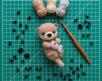 Crochet Otter Pattern | Amigurumi Plush Toy, Beginner Friendly (PDF Download)
