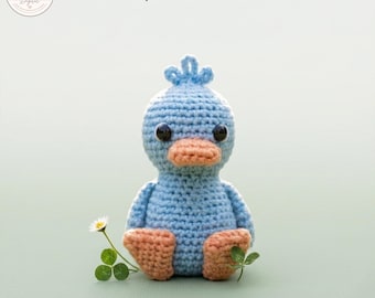 Baby Duck Crochet Pattern | Beginner Friendly Amigurumi PDF Toy Decor