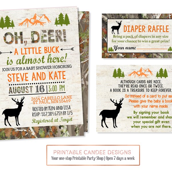 Hunting Baby Shower - Etsy
