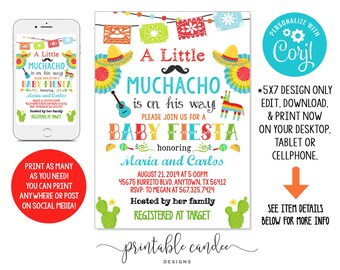 baby fiesta invitations