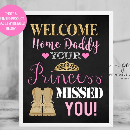 Home Daddy Yard Sign Military Sign Etsy