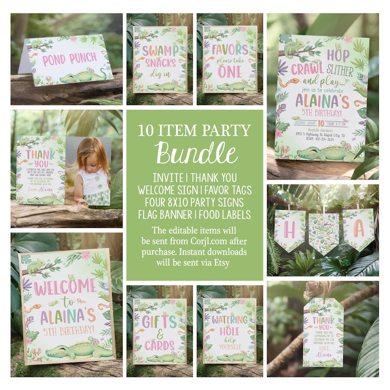 Reptile Party - Etsy