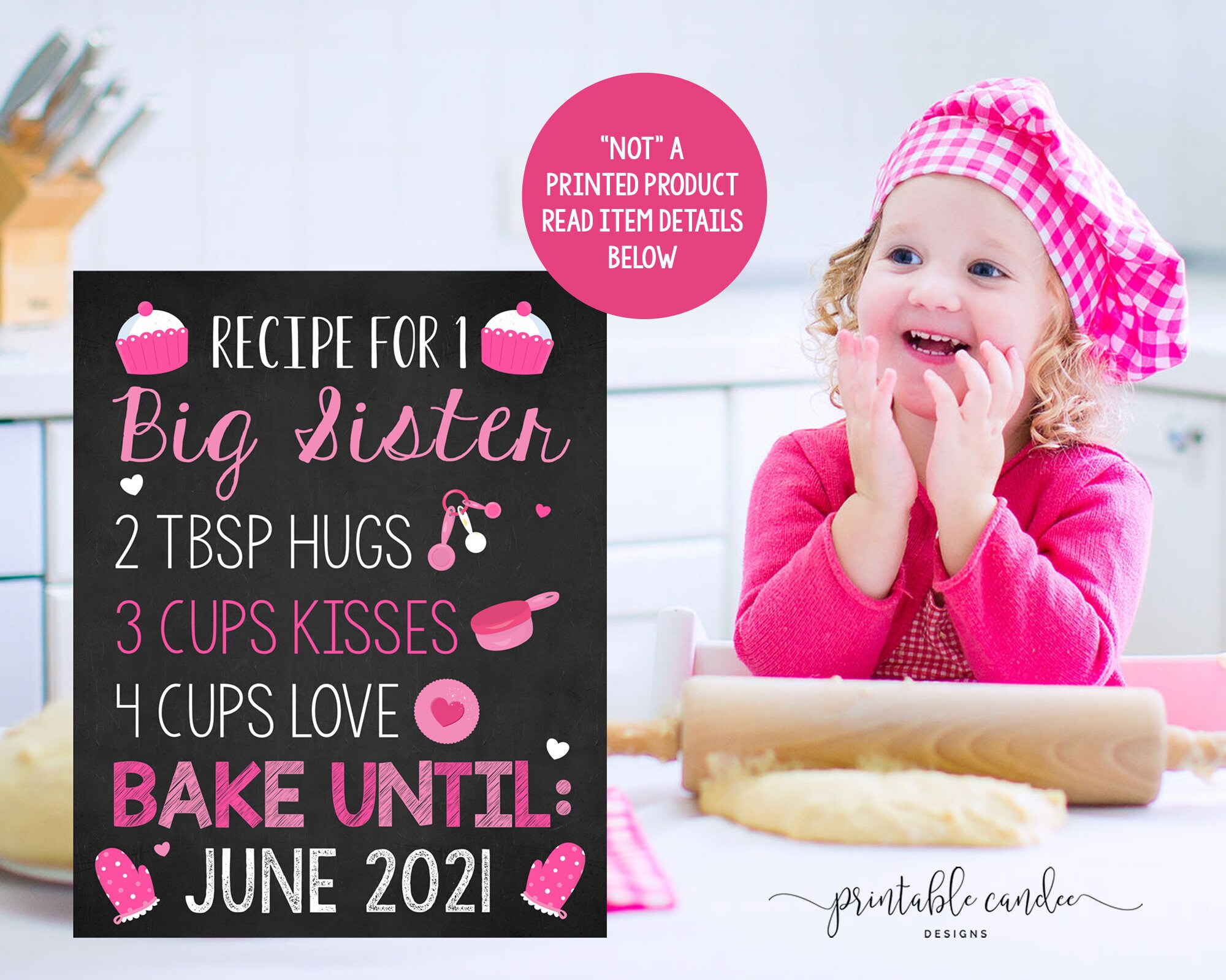 Funny Baby Announcement Recipe  Apron for Sale by babypinch