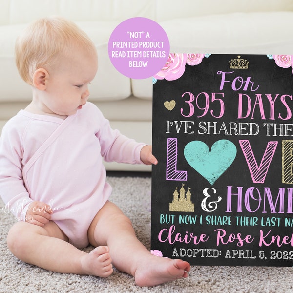 Adoption Announcement - Etsy