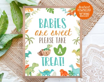 Roowest Dinosaur Baby Shower Game Set - 'Don't Say Baby' Sign & 50 Felt Dinosaur Necklaces For Party Favors - View #13